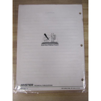 Hyster 897348 Diagrams Manual Hy-897348