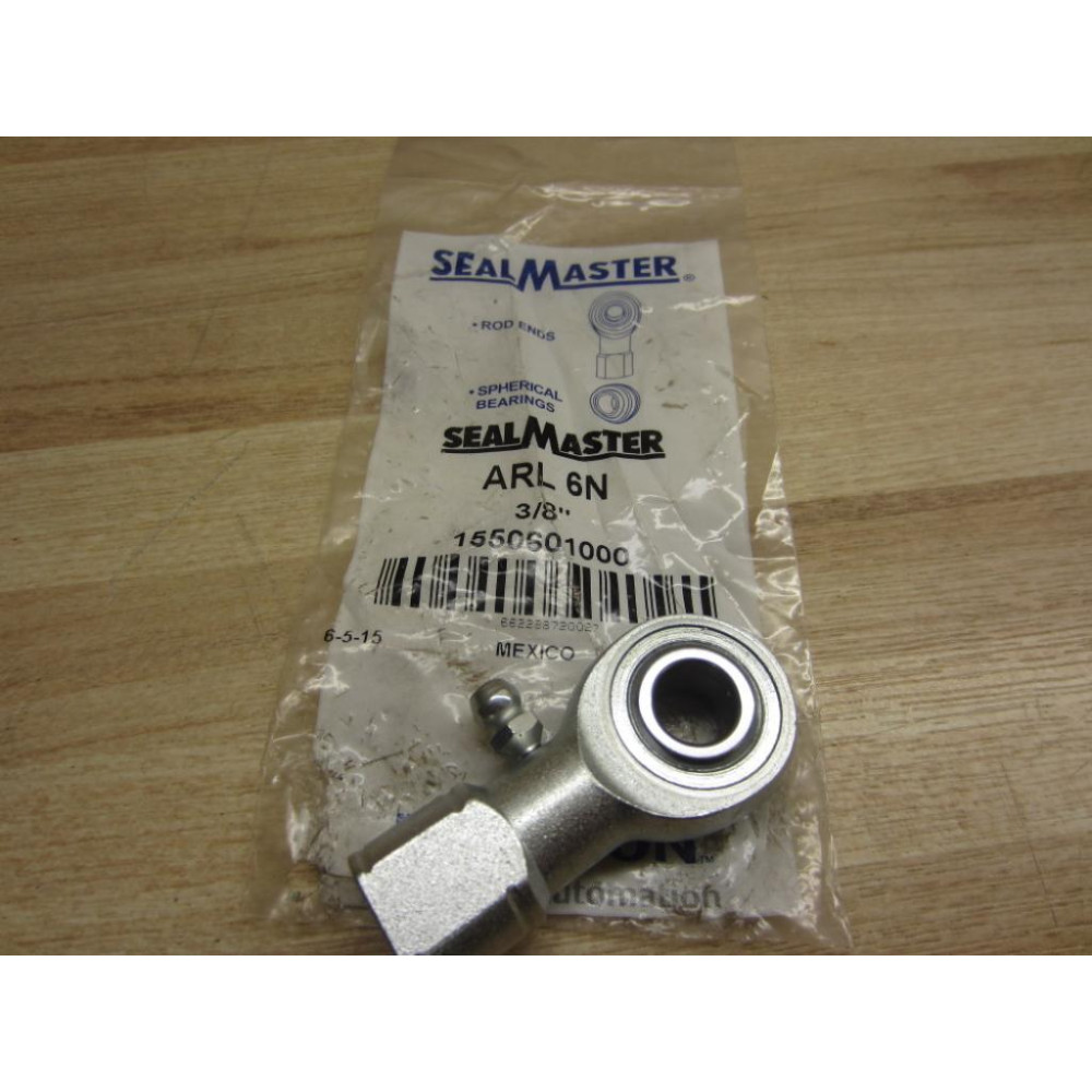Sealmaster ARL 6N Rod End ARL6N With Zerk Fitting