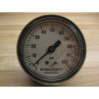 Ashcroft 25W1001TH-01B-XUC-100 Gauge 0-100 PSI