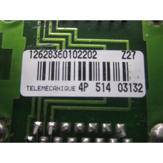 Telemecanique 12628360102202 Circuit Board 4P 514 03132 - Used