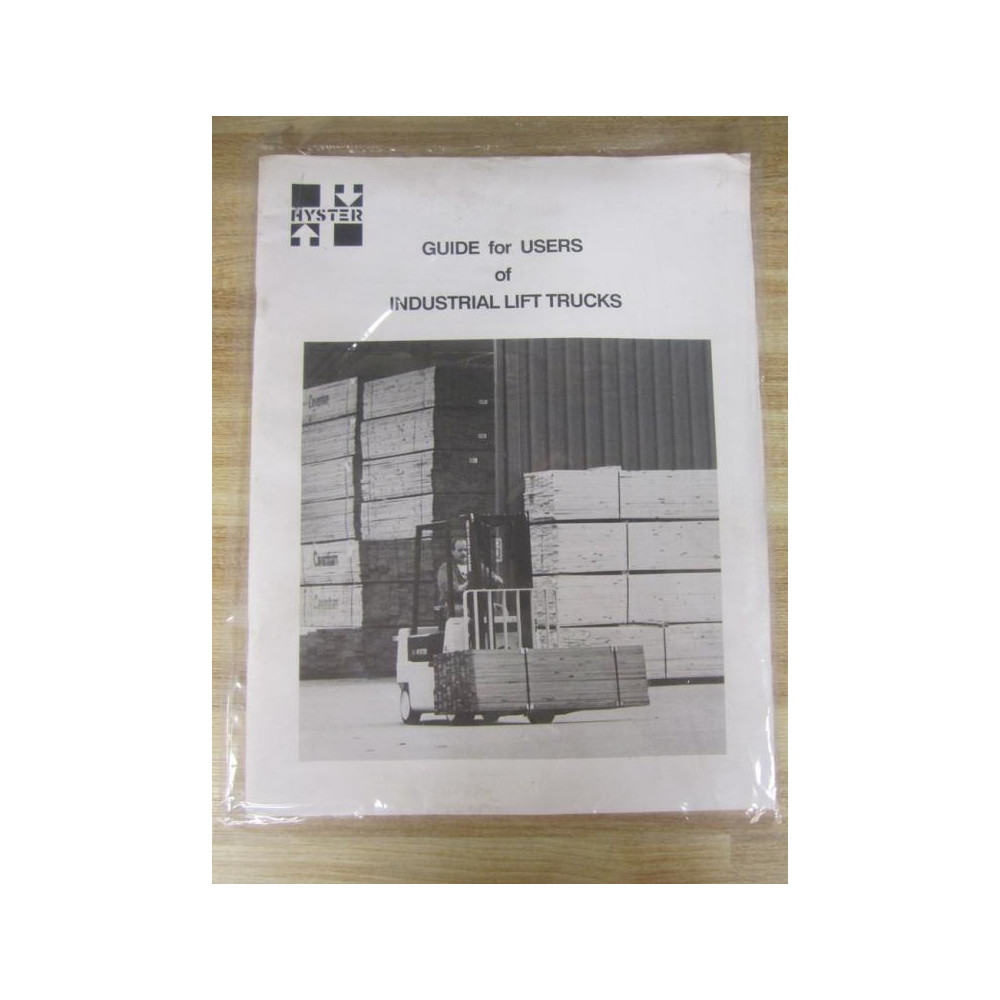 Hyster 1092 Guide For Users Of Industrial Lift Trucks Hy-1092