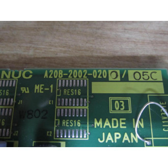 Fanuc A20B-2002-0200 Board A20B-2002-020005C - Parts Only