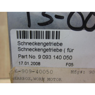Schneckengetriebe 9 039 140 050 Gear Box Motor 9093140050 - New No Box