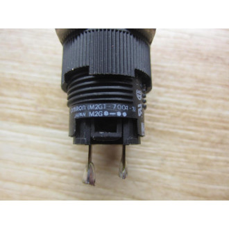Omron M2GT-7001-3 Push Button Switch M2GT70013 Amber - Used