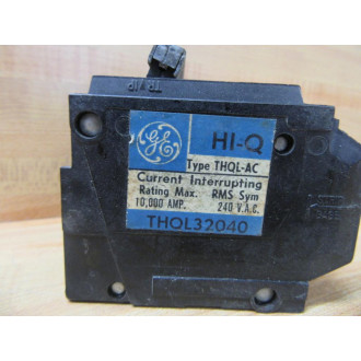 General Electric THQL32040 Circuit Breaker 40A 3P GE - Used