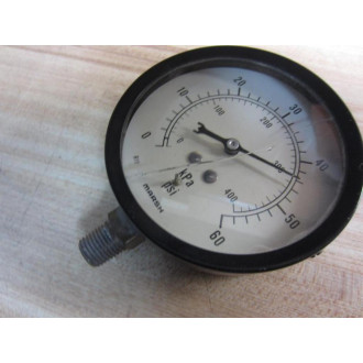 Marsh Bellofram J8048 Gauge 0-60 PSI Cracked Glass