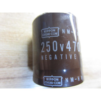 Nippon Chemi-Con NM-HR Capacitor NMHR 470µF 250V UF - New No Box