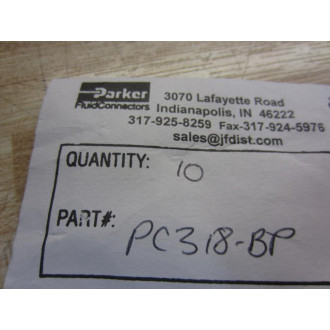 Parker PC318-BP Coupler