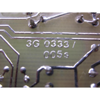 Loher 3G 0333005S Circuit Board 3G0333005S - Used