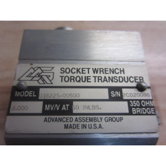 Advanced Assembly Group 038225-00500 Transducer - Used