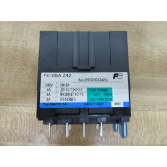 Fuji Electric FC-0SA-Z42 Contactor FC-OSA-Z42 - New No Box