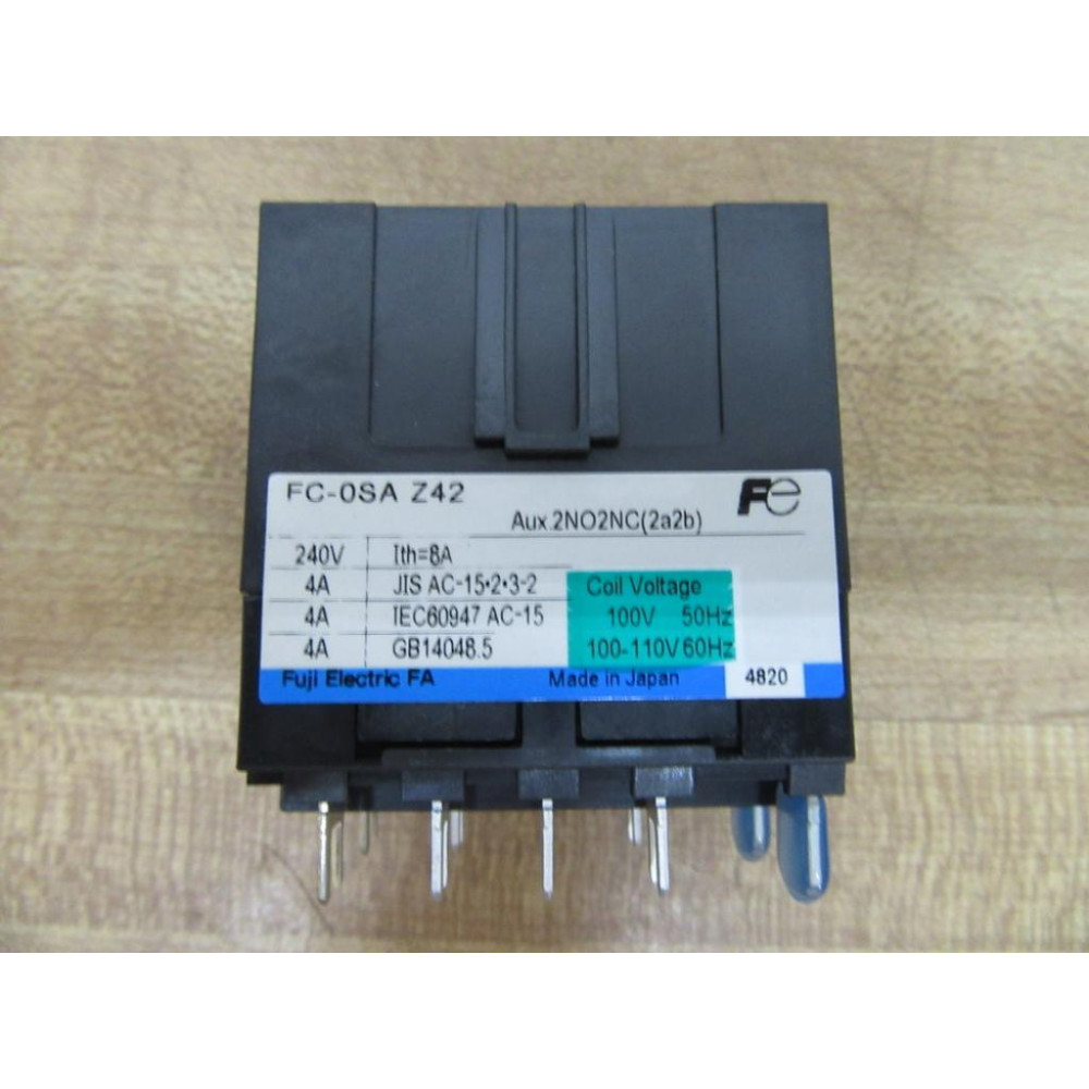 Fuji Electric FC-0SA-Z42 Contactor FC-OSA-Z42 - New No Box