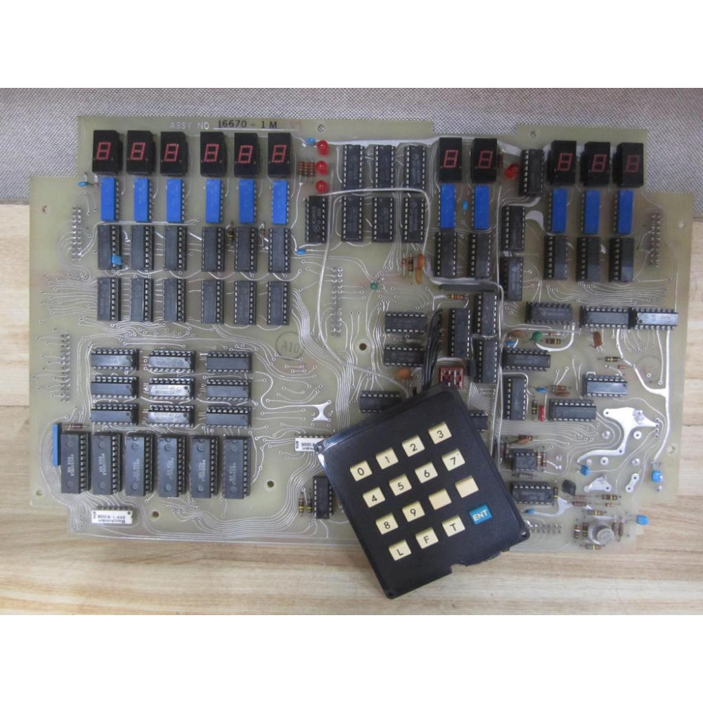 Sequential Information Systems 16670-1M Circuit Board WKeypad 166701M - Used