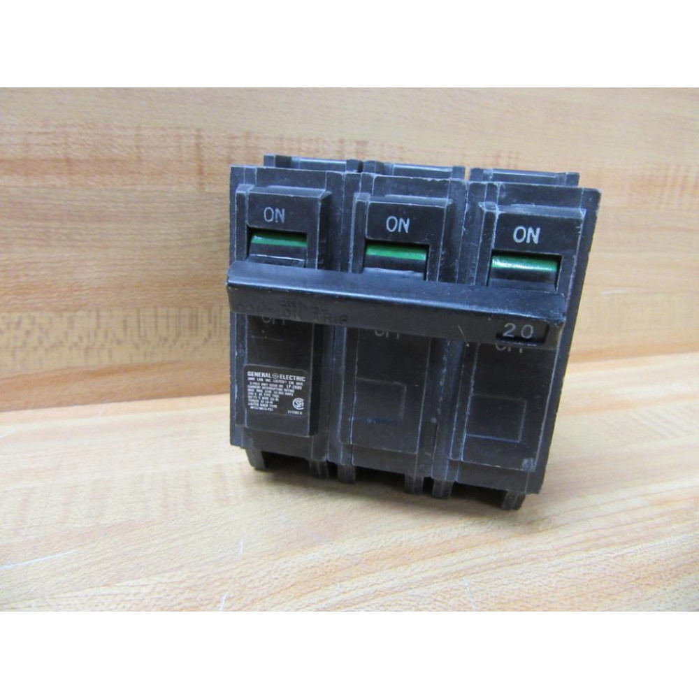 General Electric THQL32030 GE 30A Circuit Breaker 3P - Used