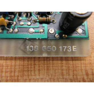 Schlafhorst 138 650 173E Circuit Board 138650173E - Used