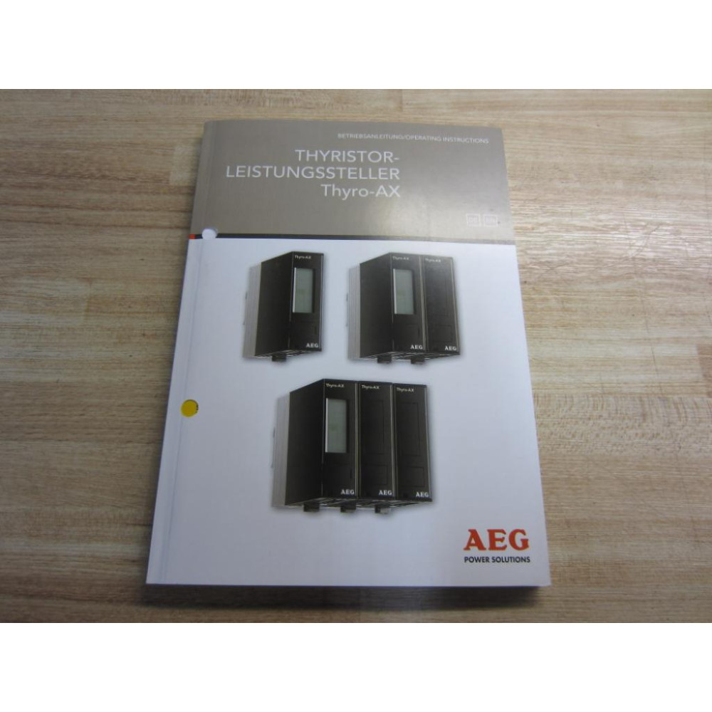 AEG Power Solutions 8000030962 Operating Instructions