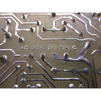 Loher 4C 025 DG 120 C Circuit Board 4C025DG120C - Used