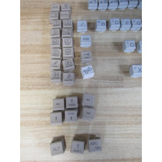 Fanuc A20B-0303-C125 Complete Set of Keyboard Keys - Used