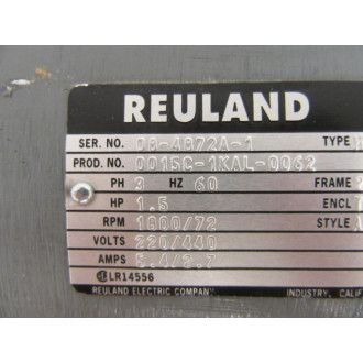 Reuland 0015C-1KAL-0062 Motor & Magnetic Brake 0ADA-A16Z09-02 - New No Box