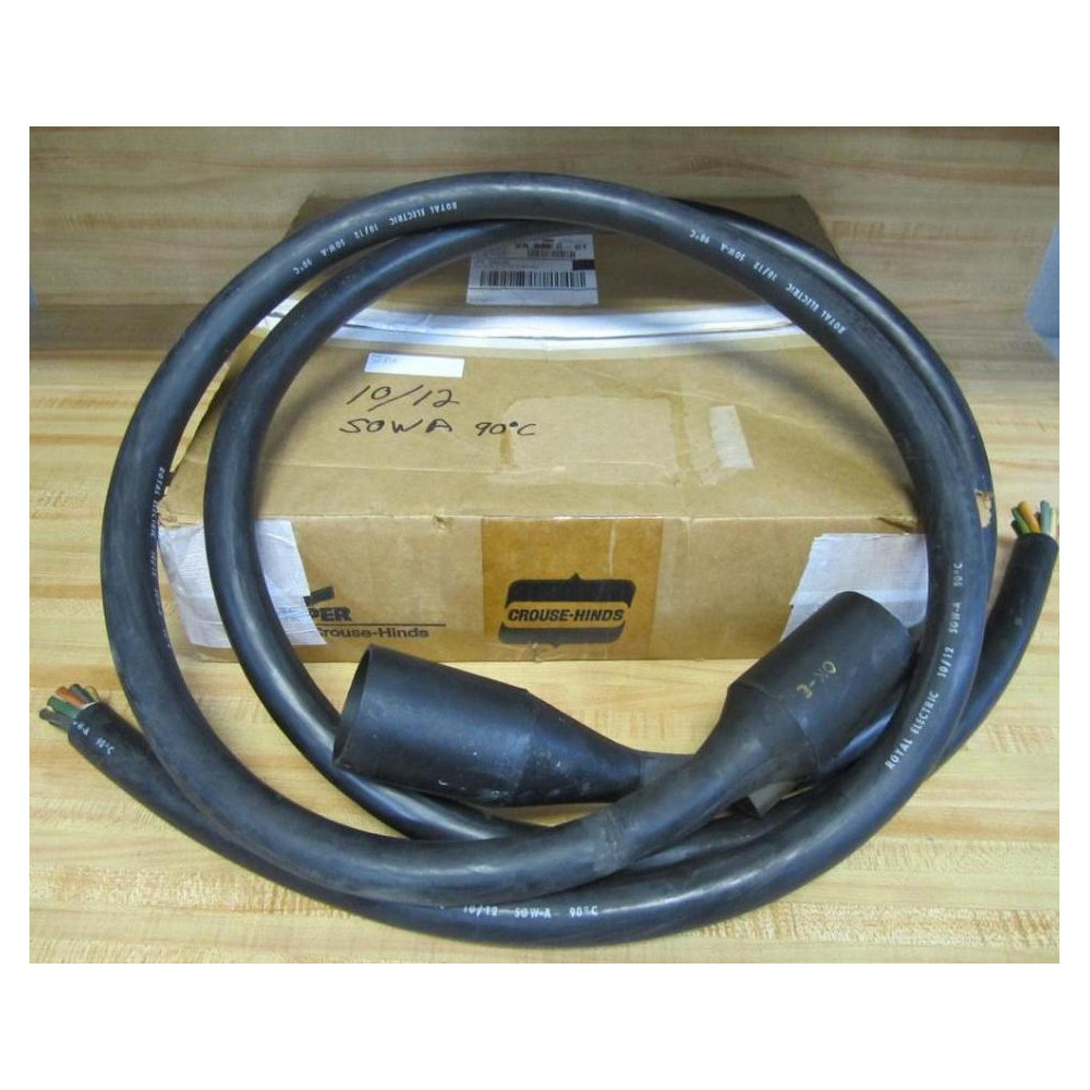 Cooper Crouse Hinds 1012 S0W-A Power Cable 1012S0WA