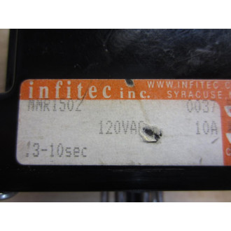 Infitec MMR1502 Time Delay Relay - Used