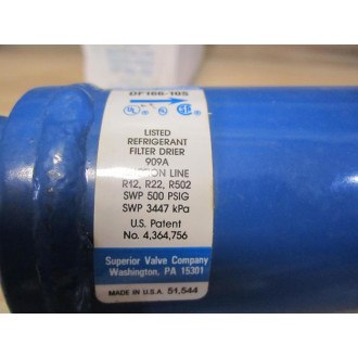 Superior Valve DF166-10S DF Series Filter Drier DF16610S
