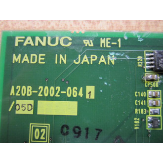 Fanuc A20B-2002-0641 Board A20B-2002-064105D No Fan - Parts Only