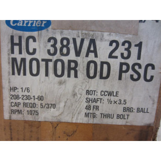 A.O. Smith F48SE6V1 Motor HC 38VA 231