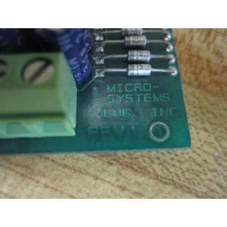 Saftronics E001067-100 ACDC Input Card E001067100 - Used