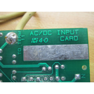 Saftronics E001067-100 ACDC Input Card E001067100 - Used