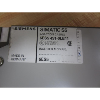 Siemens 6ES5 491-0LB11 Module 6ES54910LB11 - Used