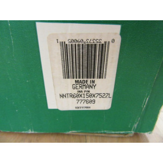 INA NNTR60X150X752ZL Bearing 777609