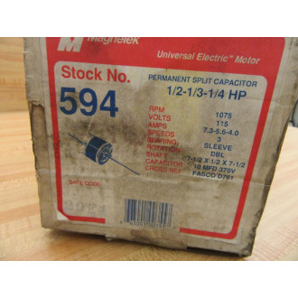 Magnetek 594 Universal Electric Motor D761
