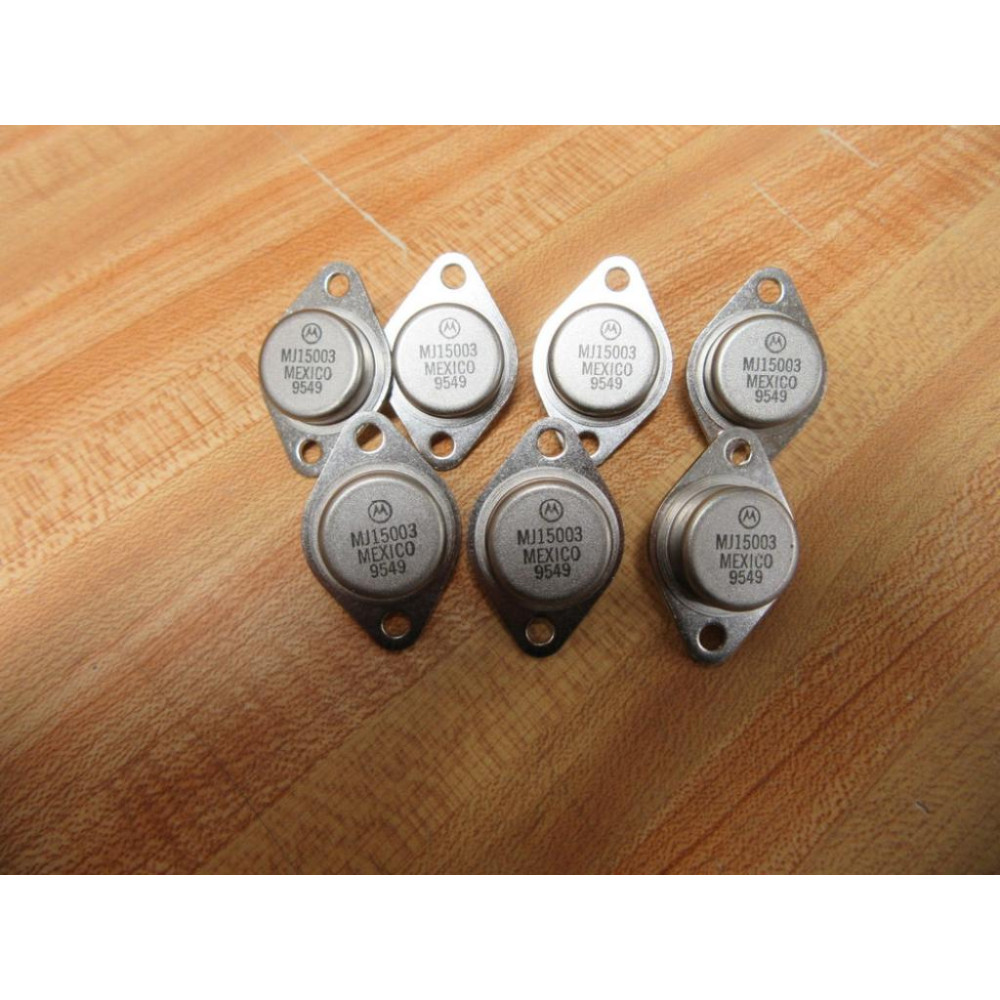Motorola MJ15003 Bipolar Transistor (Pack of 7) - New No Box