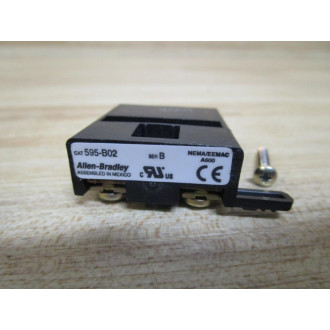 Allen Bradley 595-B02 Auxiliary Contact 595-BO2