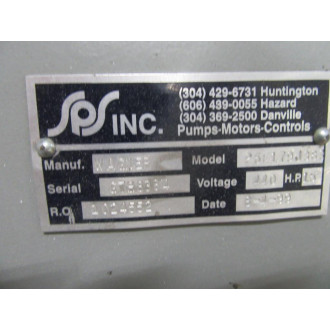 Wagner 25E179J383 Motor 15HP 575RPM Frame 444 - Refurbished
