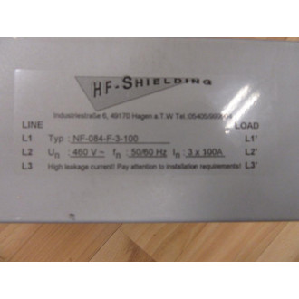 HF-Shielding NF-084-F-3-100 Filter NF084F3100