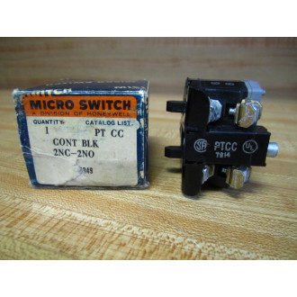 Micro Switch PT-CC Honeywell Contact Block PTCC