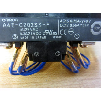 Omron A4E-C202SS-F Fanuc A4EC202SSF A05B-2301-D014 wMt. Bracket - New No Box