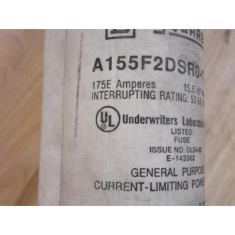 Square D A155F2DSR0-175E Fuse A155F2DSRO-175E - Used