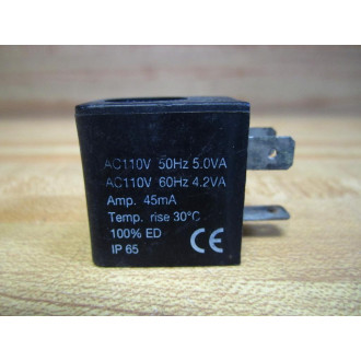 0823 Coil 110VAC 50Hz 5.0VA 110VAC 60Hz 4.2VA - Used