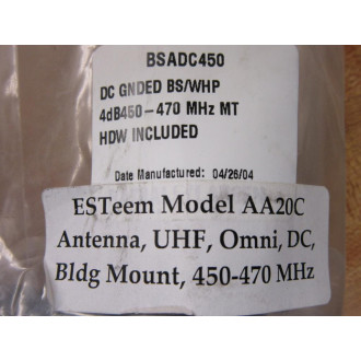Radiall Larsen BSADC450 Antenna Model AA20C - New No Box