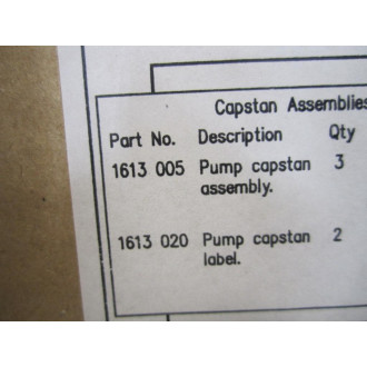 ABB 8230-020 Consumable Spares Kit 8230020 WO Pump Tube - Used