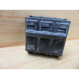 General Electric THQL315 Circuit Breaker 15A 3P GE - Used