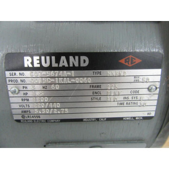 Reuland G015C-1KAL-0060 Motor HNFW2 0ADA-C16Z09-00 - New No Box