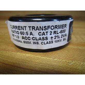 Industrial Service 2 RL-600 Current Transformer 2RL600 - Used