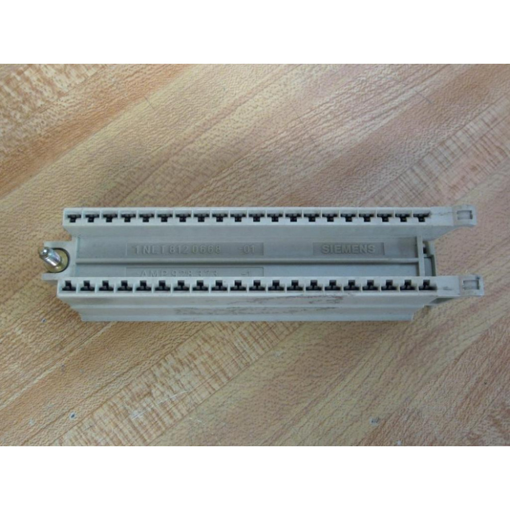Siemens 1 NET 812 0668 40P Screw Terminal Block 1NET8120668 (Pack of 2) - Used