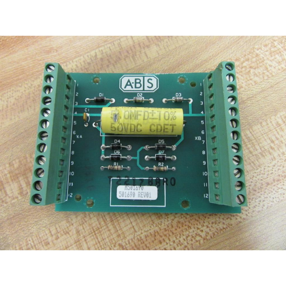 A-BS M501690 Circuit Board 501689-01 Cracked Corner - Parts Only