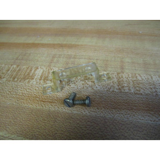 Joslyn Clark Ward Leonard 78095-R Bracket 5M63 Clear Plastic w2 Screws - New No Box