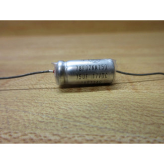 General Electric 78F02KK750 GE Capacitor 75UF 17VDC (Pack of 2) - New No Box